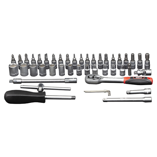Набір насадок торцевих і біт 1/4 46шт CrV Taiwan ULTRA (6003162)