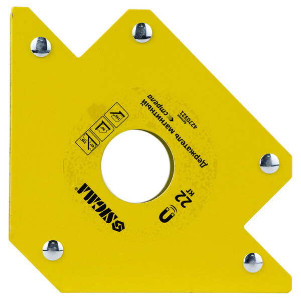 Магніт для зварки стріла 22кг 90×90мм (45°, 90°, 135°) SIGMA (4270321)
