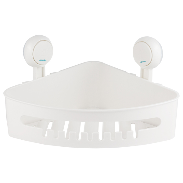 Кошик на вакуумних присосках кутовий s42 255×255×105мм AQUATICA (9784293)