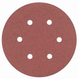 Шліфувальний круг 6 отворів Ø150мм P80 (10шт) SIGMA (9122251)