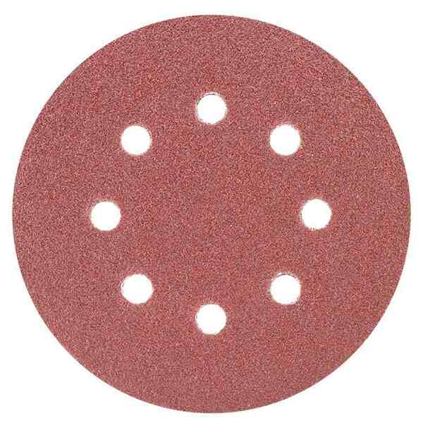 Шліфувальний круг 8 отворів Ø125мм P60 (10шт) SIGMA (9122641)