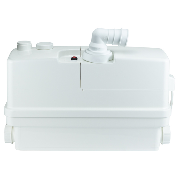 Фекальний насос (каналізаційна станція) LEO 0.6кВт Hmax 8.5м Qmax 110л/хв 3 входи + фронтальний вхід 90мм (776914)