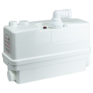 Фекальний насос (каналізаційна станція) LEO 0.6кВт Hmax 8.5м Qmax 110л/хв 3 входи + фронтальний вхід 90мм (776914)