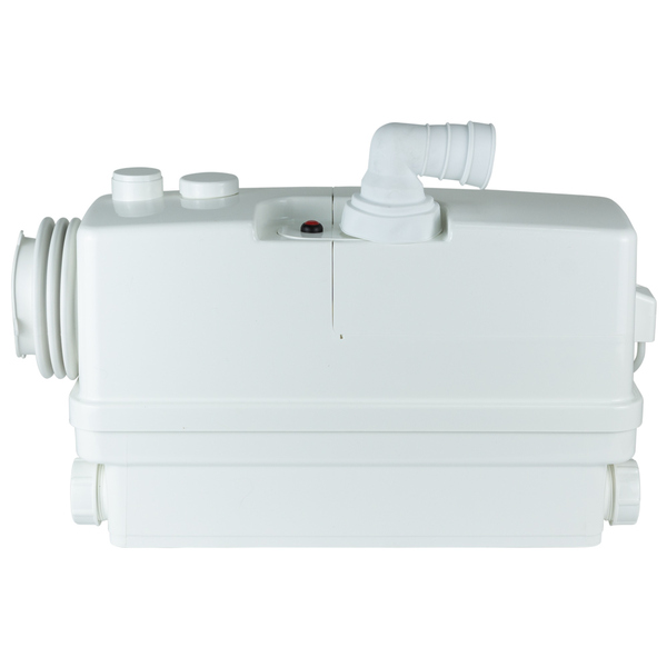 Фекальний насос (каналізаційна станція) LEO 0.6кВт Hmax 8.5м Qmax 110л/хв 3 входи + боковий вхід 90мм (776916)