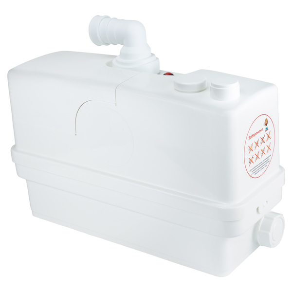 Фекальний насос (каналізаційна станція) LEO 0.6кВт Hmax 8.5м Qmax 110л/хв 3 входи (776918)