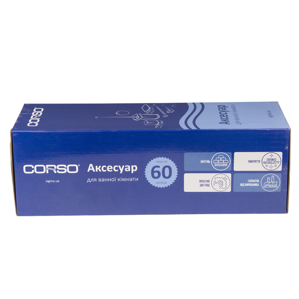 Йоршик для унітазу VICO 350×136×110мм CORSO (B) (9681316)