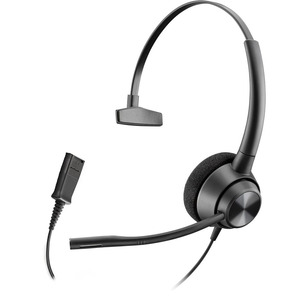 Навушники моно On-ear Poly EncorePro 310, Quick Disconnect, всеспрямований, чорний