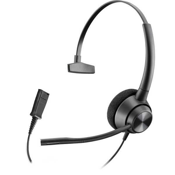 Навушники моно On-ear Poly EncorePro 310, Quick Disconnect, всеспрямований, чорний