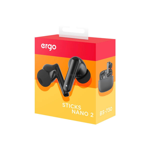 Наушники ERGO BS-730 Sticks Nano 2 Черный