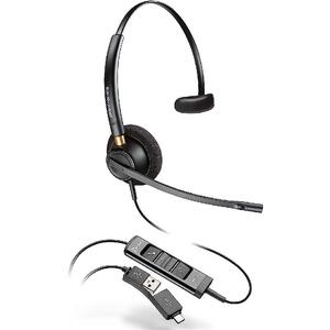 Навушники моно On-ear Poly EncorePro 515-M, USB-A, всеспрямований, чорний