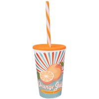 Контейнер пл. HEREVIN СТАКАН З/ТР Orange Juice плоск. кршк. 0.65 л пл. (161948-028)