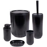 Кух.прилад HEREVIN Set-Black д/ванної 5 шт. (162240-012)
