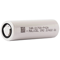 Molicel INR-21700-P42A 4200mAh grade А Аккумулятор литий-ионный (коробка 200 шт)