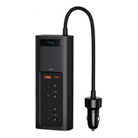 Автомобильный инвертор Baseus In Car Inverter 150W (220V CN/EU) Black