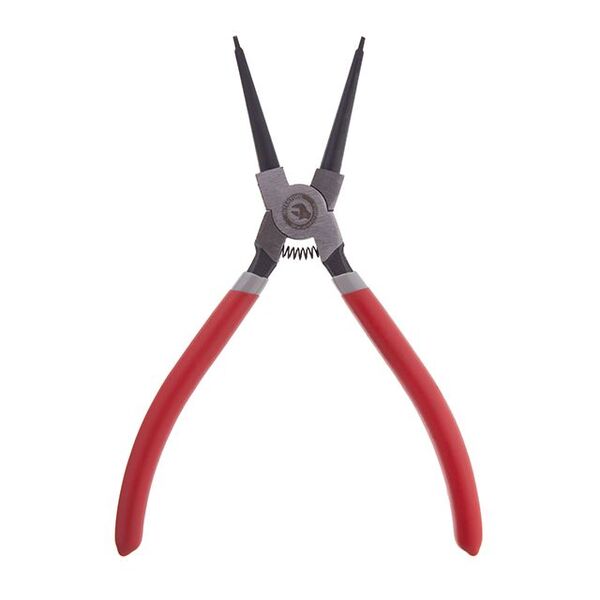 Щипці для зняття стопорних кілець прямі на стискання 180 мм INTERTOOL HT-7011