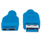 Кабель USB3.0  AM-microBM, 1.0 м, Manhattan