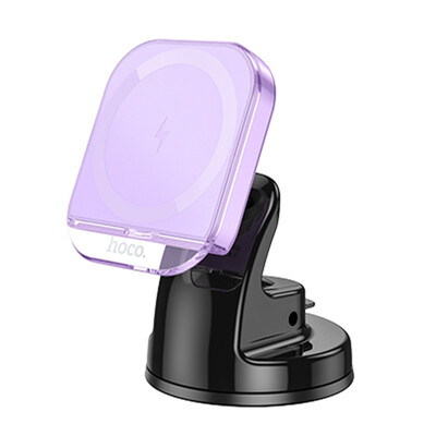 Автотримач Hoco HW18, Wireless Charging with MagSafe Purpule