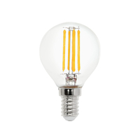 Лампа светодиодная  "FILAMENT BALL-6" 6W 4200К  E14