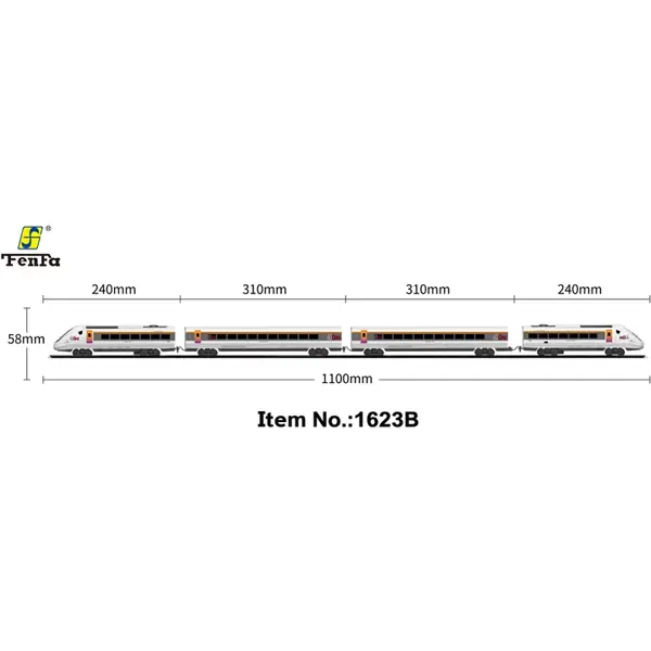 Ігровий набір Fenfa Залізниця 1623B-1