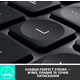 Клавиатура беспроводная Logitech MX Keys Advanced for Business Wireless Illuminated UA Graphite (920-010251)