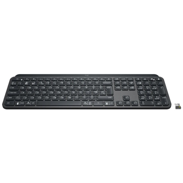 Клавіатура Logitech MX Keys Advanced for Business Wireless Illuminated UA Graphite 920-010251