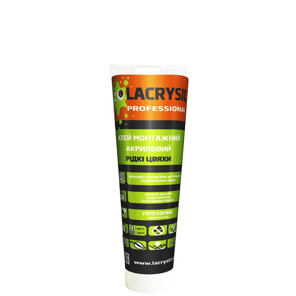 Клей акриловий Lacrysil РІДКІ ЦВЯХИ Прозорий / 0,15 kg