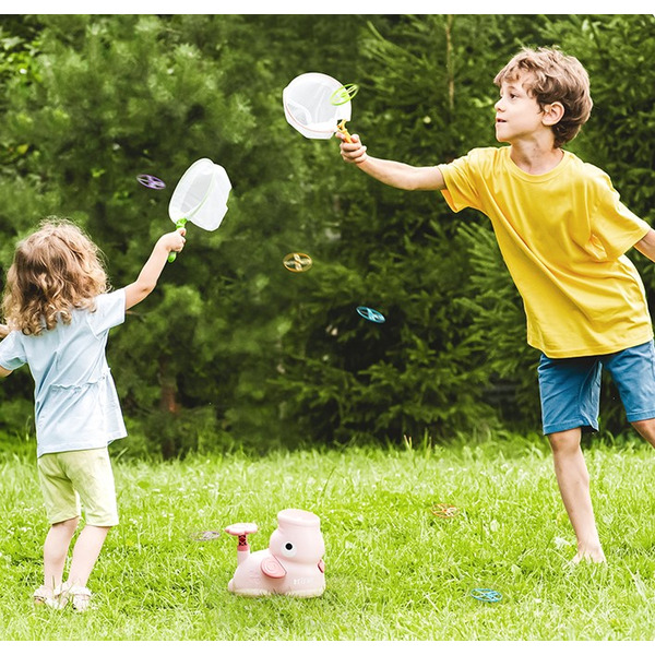 Детская Іграшка с летающими тарелками Beiens Слоник (206pink) розовый