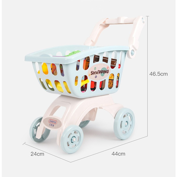 Дитячий візок для покупок у супермаркеті Beiens (В8103-05blue) блакитний