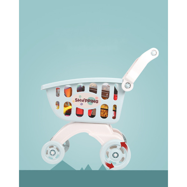 Дитячий візок для покупок у супермаркеті Beiens (В8103-05blue) блакитний