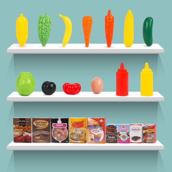 Дитячий візок для покупок у супермаркеті Beiens (В8103-05blue) блакитний