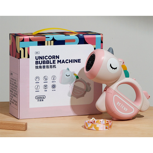 Генератор мыльных пузырей Beiens Единорог (B917D)