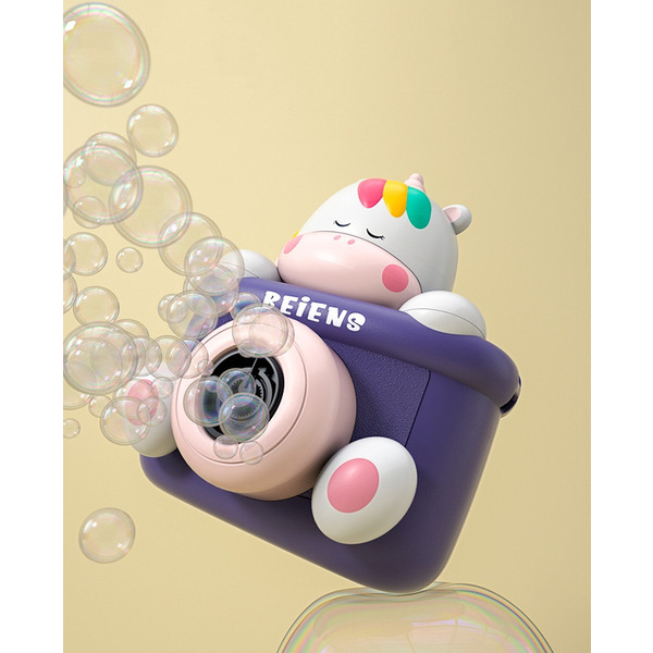 Генератор мыльных пузырей Beiens Фотоаппарат Единорог (907D)