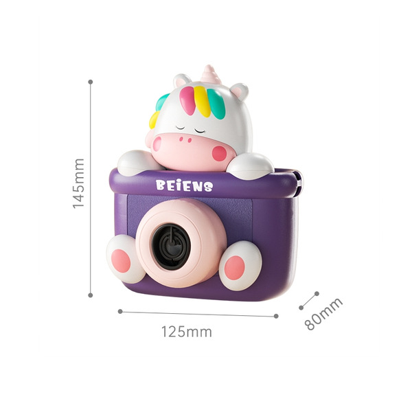 Генератор мыльных пузырей Beiens Фотоаппарат Единорог (907D)