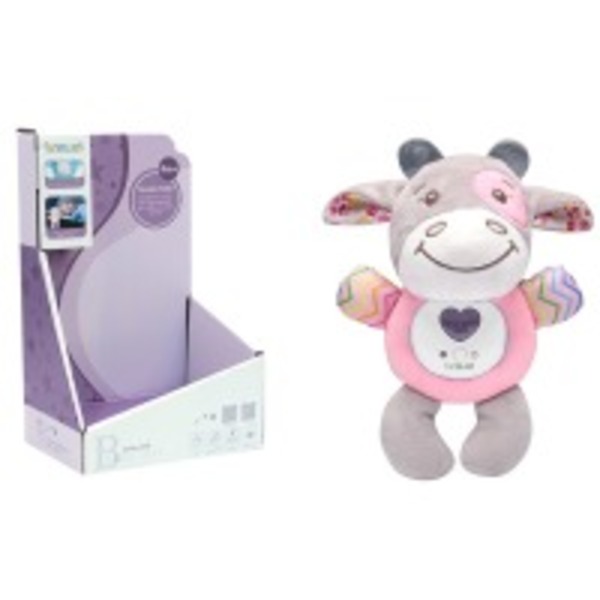 Игрушка Funmuch Коровка мягкая с музыкальными и световыми эффектами