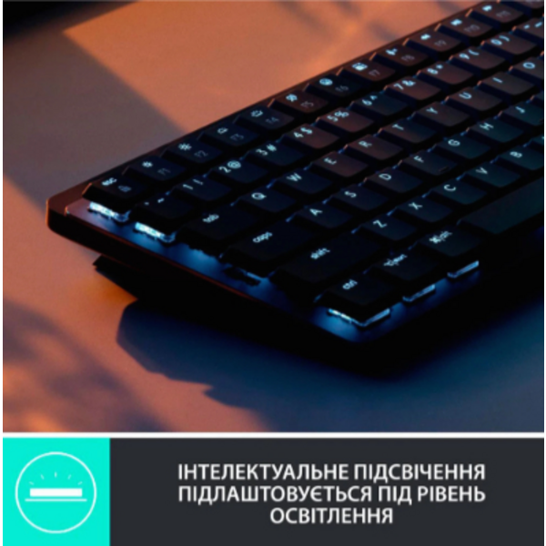 Клавиатура беспроводная Logitech MX Mechanical Mini Minimalist Graphite (920-010780)