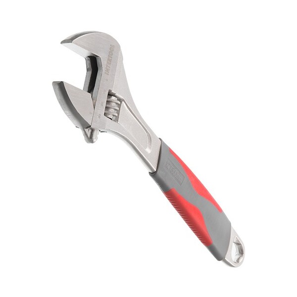 Ключ розвідний 300 мм, ізольована рукоятка,нікелеве покриття INTERTOOL XT-0030