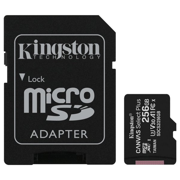 Картка пам'яті Kingston Canvas Select PlusSDCS2/256GBSP#