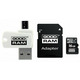 Карта памяти MicroSDHC 16GB UHS-I Class 10 Goodram + SD-adapter + OTG Card Reader (M1A4-0160R12)