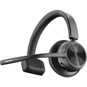 Навушники On-ear Poly Voyager 4310-M з адаптером BT700, USB-A, Bluetooth, всеспрямований, Acoustic fence, сертифікат Microsoft Teams, чорний