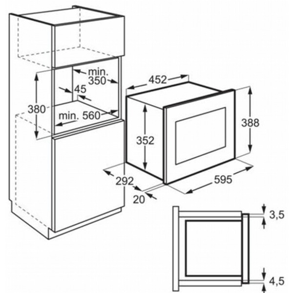 Мікрохвильова піч ELECTROLUX LMS2173EMW (947608761)