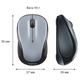 Мышь беспроводная Logitech M325s Light Silver (910-006813)
