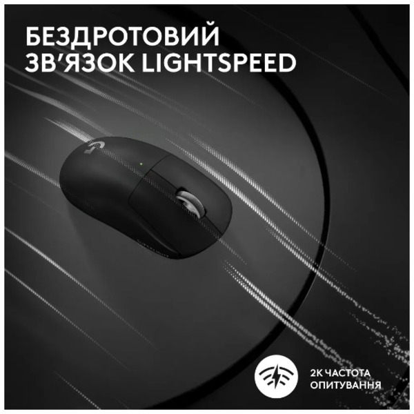 Миша Logitech G Pro X Superlight 2 Black (910-006630)