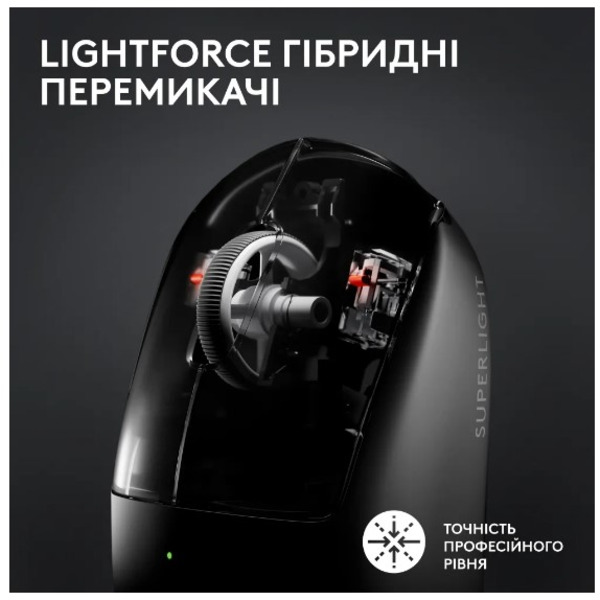 Миша Logitech G Pro X Superlight 2 Black (910-006630)
