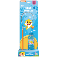 Мильні бульбашки Dodo Mega Bubbles Baby Shark 450 мл з тарілочкою