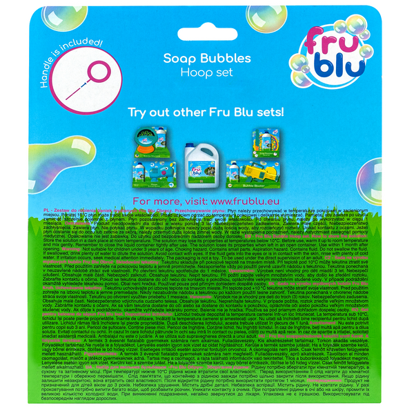 Набір для мильних бульбашок "Fru Blu Обруч"