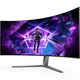 Монiтор TFT 44.5" AOC AG456UCZD, OLED WQHD, 240Hz, 0,3ms, 2xHDMI, DP, USB-C, USB-hub, HAS, чорной