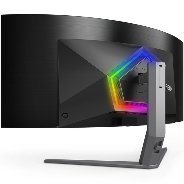 Монiтор TFT 44.5 AOC AG456UCZD, OLED WQHD, 240Hz, 0,3ms, 2xHDMI, DP, USB-C, USB-hub, HAS, чорной