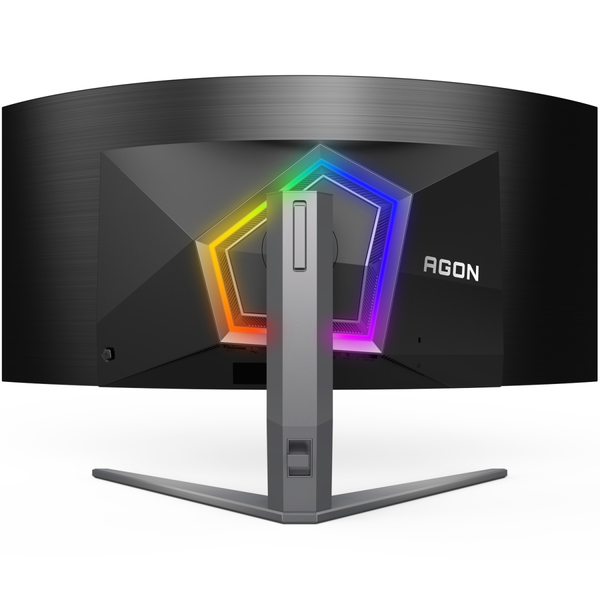 Монiтор TFT 44.5 AOC AG456UCZD, OLED WQHD, 240Hz, 0,3ms, 2xHDMI, DP, USB-C, USB-hub, HAS, чорной