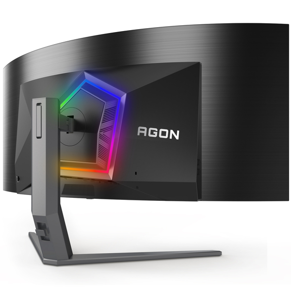 Монiтор TFT 44.5 AOC AG456UCZD, OLED WQHD, 240Hz, 0,3ms, 2xHDMI, DP, USB-C, USB-hub, HAS, чорной