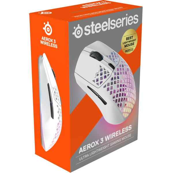 Миша SteelSeries Aerox 3 Wireless Snow 62608